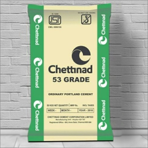 Chettinad Ordinary Portland Cement - 53 Grade Acid-Proof Expansive Refractory Manufactured Sand Compatible