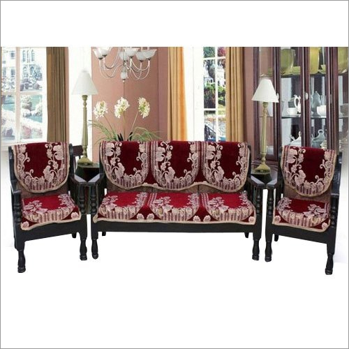 Red 5 Seater Sofa Cover Set