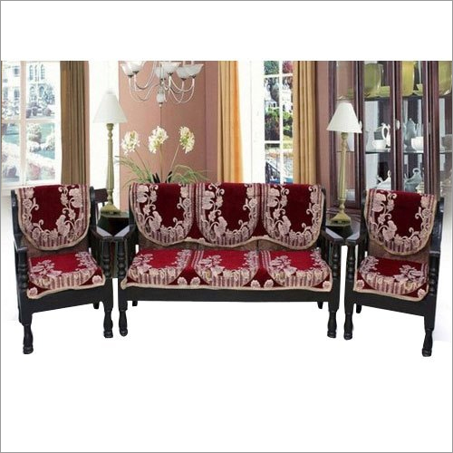 Red 5 Seater Sofa Cover Set