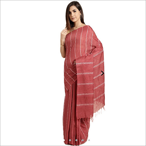 Silk Ladies Kota Staple Payal Brown Saree