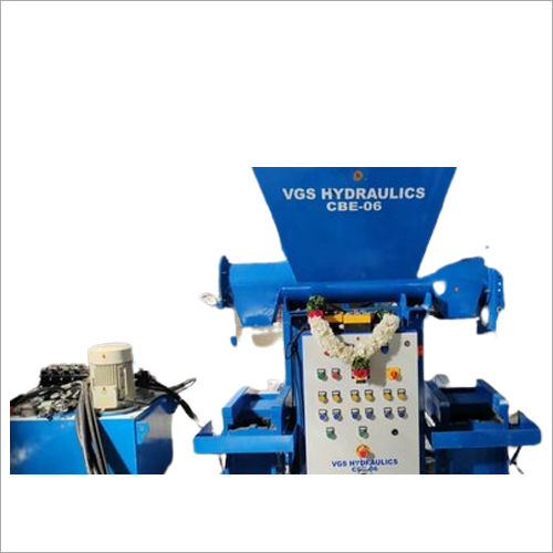 Blue Fully Automatic Interlock Brick Making Machine