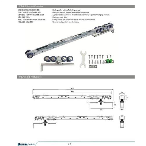 Sliding Roller With Softclosing Series