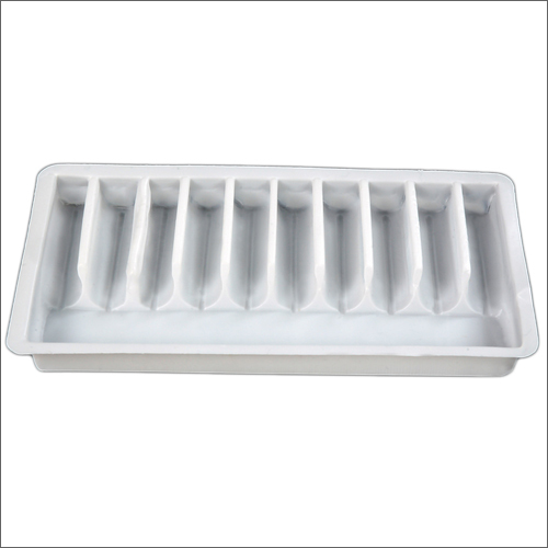 White Plastic Injection Tray