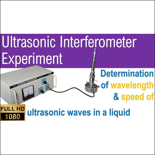 Ultrasonic Interferometer For Liquids