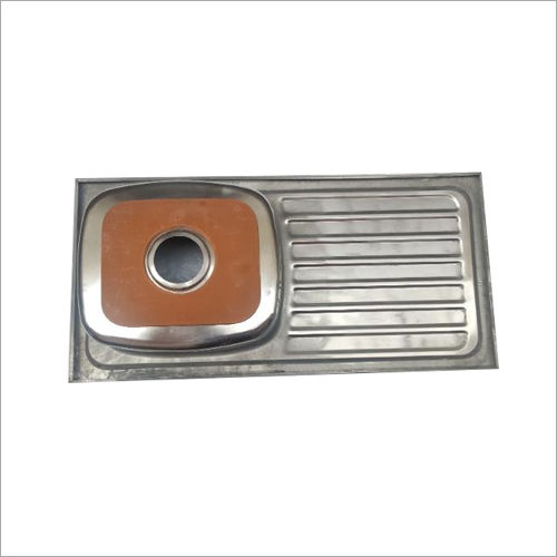 Single Bowl Kitchen Sink With Drainboard