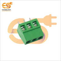 Kf128-5-3p 10a 3 Pin 5.0mm Pitch Pcb Mount Terminal Block Connector - Nylon 66 Material, Green Color, 250v Voltage Rating, 5.0mm Pitch Size