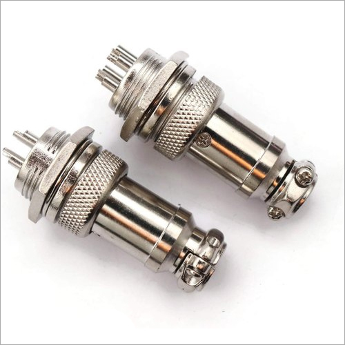 4 Pin Thread Male Female Panel Metal Aviation Wire Connector
