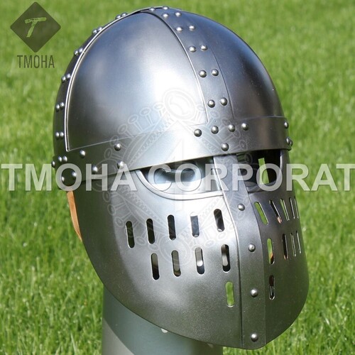 Medieval Armor Helmet Knight Helmet Crusader Helmet Ancient Helmet Norman helmet with ocular-nasal AH0608