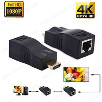 HDMI extender by cat-5e/6 cable 4k 1080p