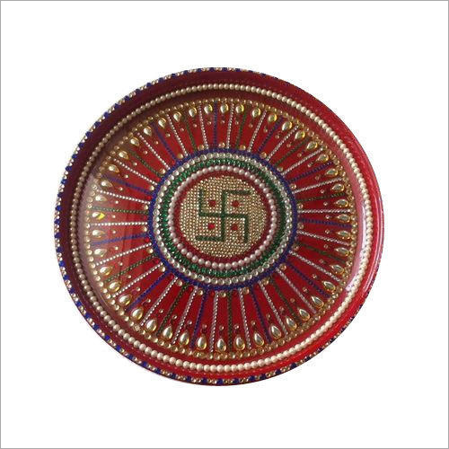 Durable Ss Decorative Pooja Thali