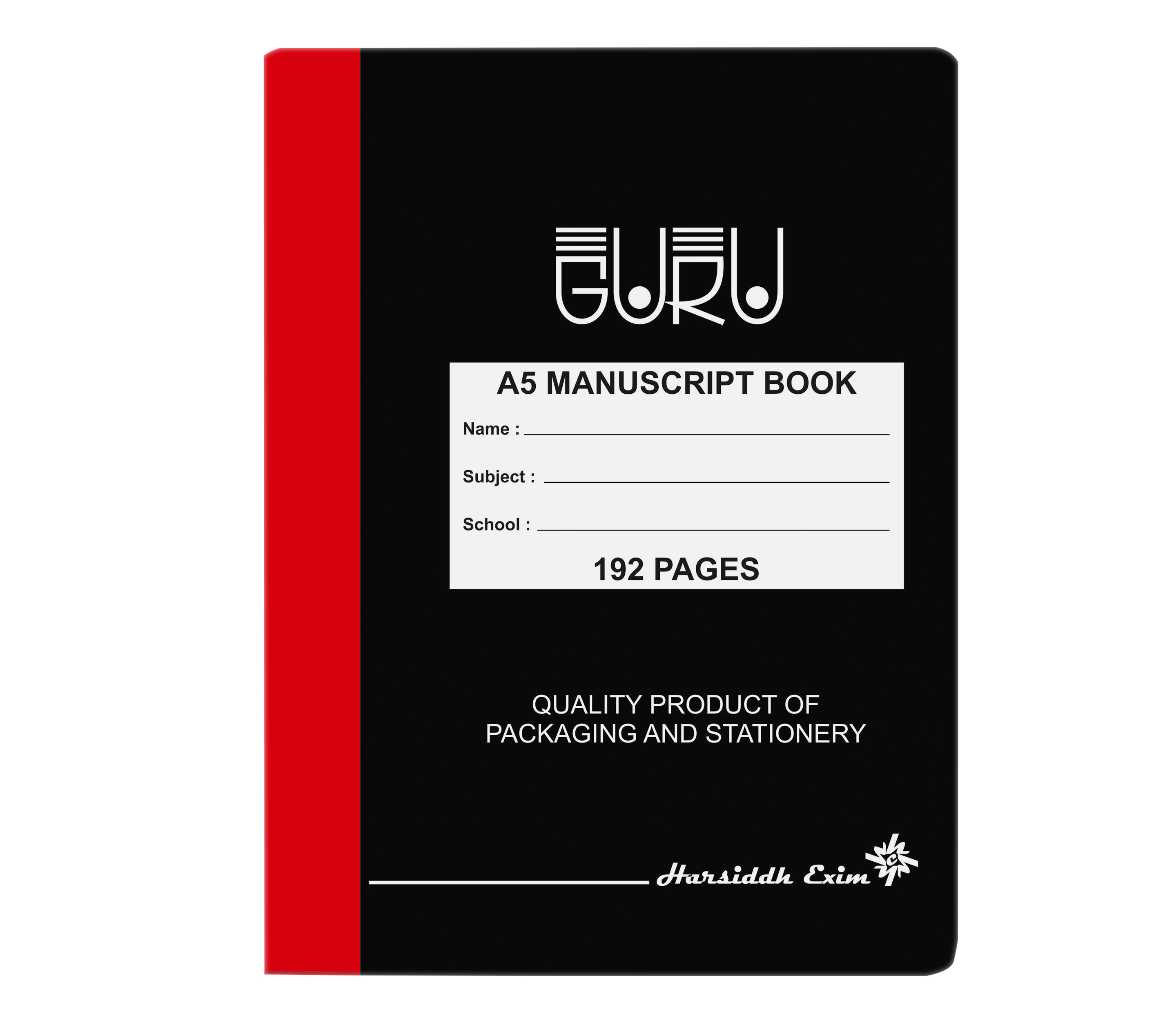 A5 Exercise Note Book