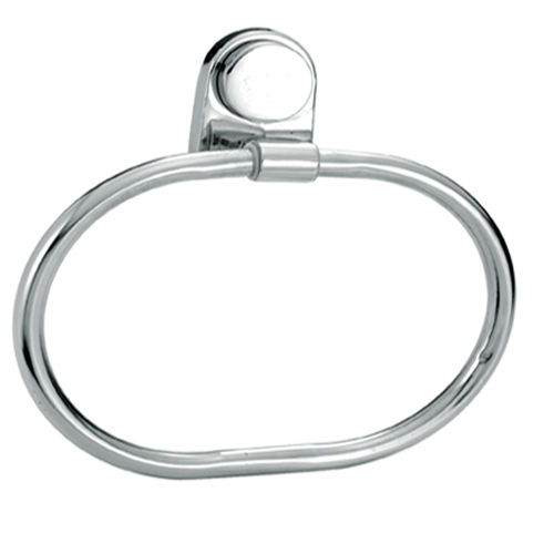 SS CP Towel Ring