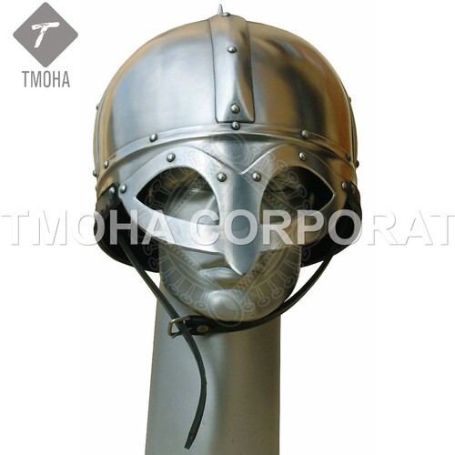 Medieval Armor Helmet Knight Helmet Crusader Helmet Ancient Helmet Viking helmet de luxe Gyllir with brass fittings AH0654