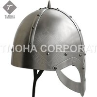 Medieval Armor Helmet Knight Helmet Crusader Helmet Ancient Helmet Gjermundbu Viking Helm antiqued AH0655