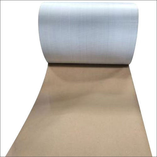 White and Brown HDPE Laminated Stitched Paper Roll