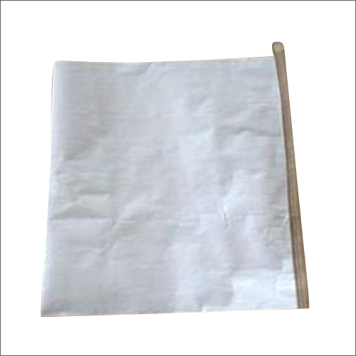 White Stiched HDPE Paper Bag - Coated Paper, Various Sizes Available, White Color - Patch Handle, Aqueous Coating for Enhanced Durability