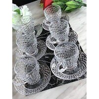 210ml Fish Tea Cup With Saucer 6pcs