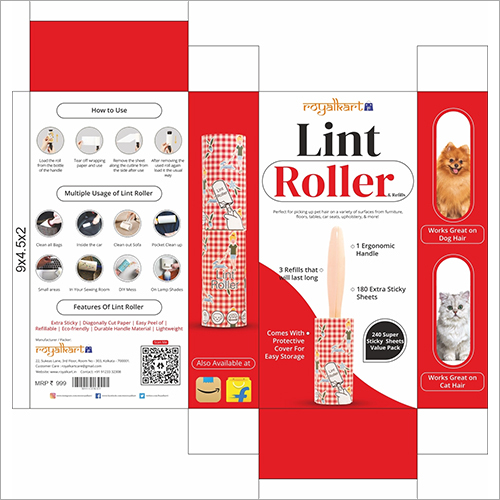 Lint Roller Printed Packaging Box