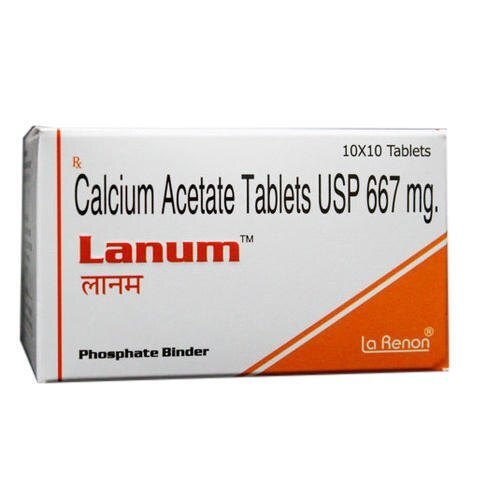 Calcium Acetate Tablets By 6 DEGREE PHARMA