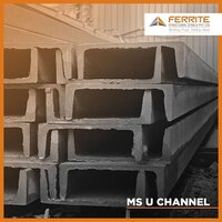 MS U Channel - High Strength Premium Structural Steel, Corrosion Resistant Surfaces, Versatile Applications for Industrial & Agricultural Use