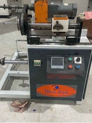 Blue Industrial Wire Winding Machine