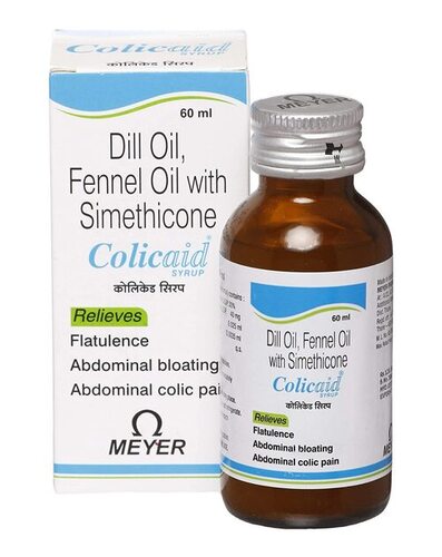 Dill oil Fennel oil Simethicone Syrup