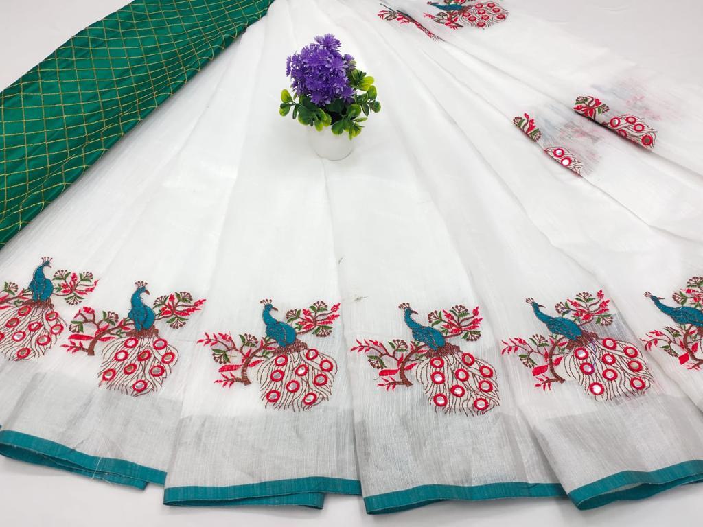 PEACOCK SAREE