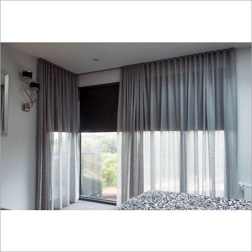 White-Transparent Sheer Designer Curtain