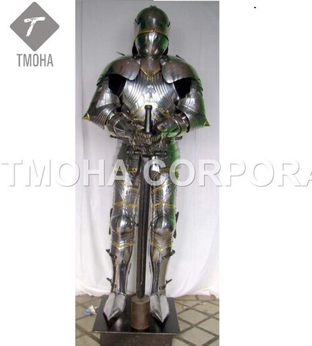 Medieval Full Suit of Knight Armor Suit Templar Armor Costumes Ancient Armor Suit Wearable Gothic Full Armor Suit AS0008