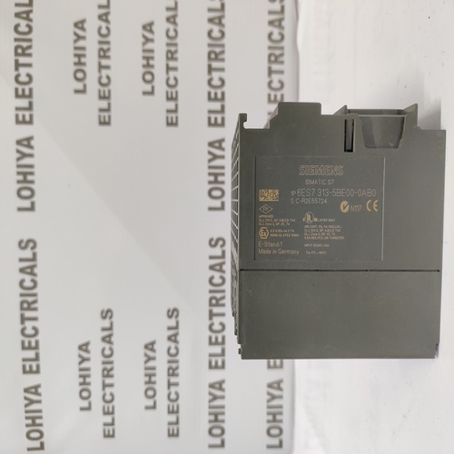 SIEMENS SIMATIC S7-300 6ES7 313-5BE00-0AB0 CPU 313C PROCESSOR MODULE WITH MPI 24 DI/16 DO 4AI 2AO 1 PT100 3 FAST COUNTERS (30 KHZ) INTEGRATED 24V