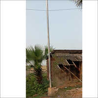 Semi Integrated Solar Street Light Pole