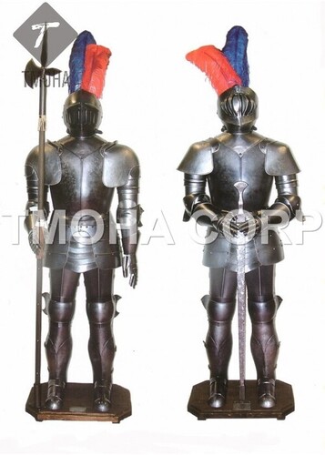 Medieval Full Suit of Knight Armor Suit Templar Armor Costumes Ancient Armor Suit Wearable Medieval Knight Armor AS0023