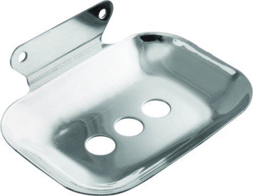 Stainless Steel Soap Dish Single Cp Lotus