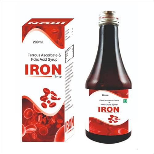 200 Ml Ferrous Ascorbate And Folic Acid Syrup Age Group: For Adults