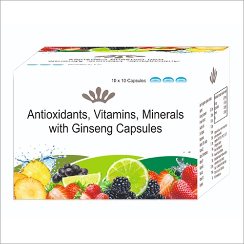 Antioxidants Vitamins Minerals With Ginseng Capsules