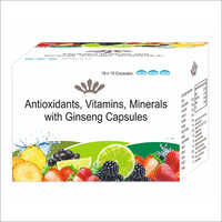 Antioxidants Vitamins Minerals With Ginseng Capsules