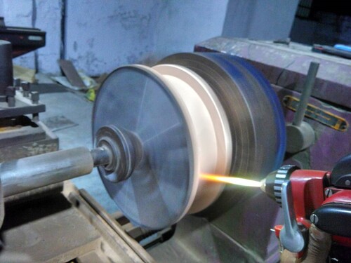 PHOSPHORUS BRONZE COATING ON CRANE WHEELS