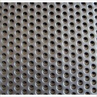 Hexagonal Hole MS Perforated Sheets