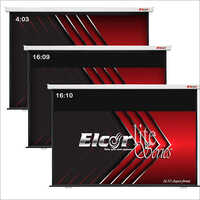 Manual Wall Type Projection Screen - Application: Commercial