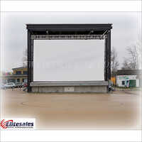 Cyclorama projector screen