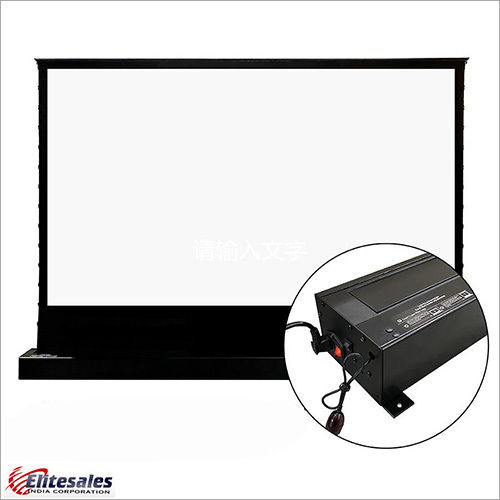 Electric Floor Rising Projection Screen Application: Commercial