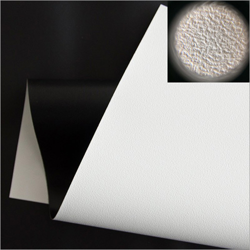 Soft Matte white finish fabric