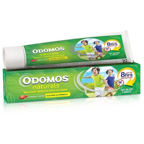 Dabur Odomos Naturals Non-Sticky Mosquito Repellent Cream Age Group: Suitable For All Ages