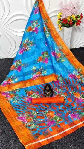 cotton slik saree