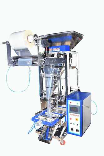 Silver Automatic Pouch Packing Machine Double Head Rice Packing