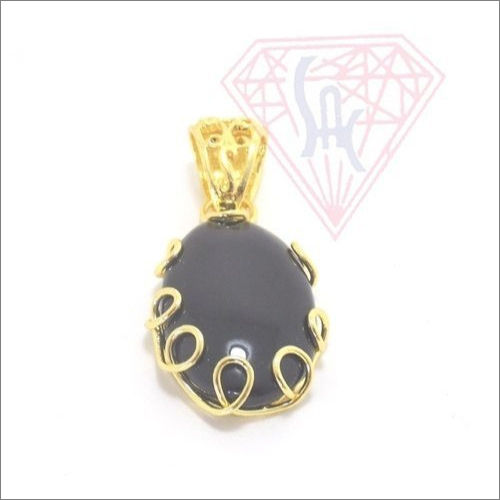 Black Onyx Gemstone Pendant