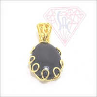 Black Onyx Gemstone Pendant