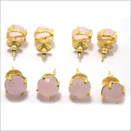 Semi Precious Stone Gemstone Earring