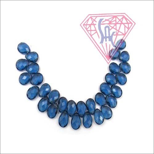 Iolite Gemstone Beads Handmade Gemstone Necklace