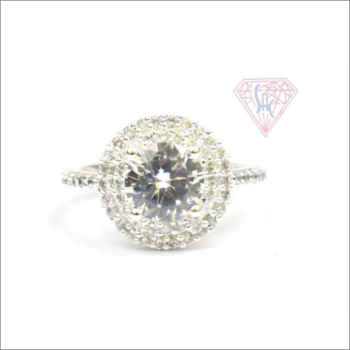 Cubic Zircon 925 Sterling Silver Ring